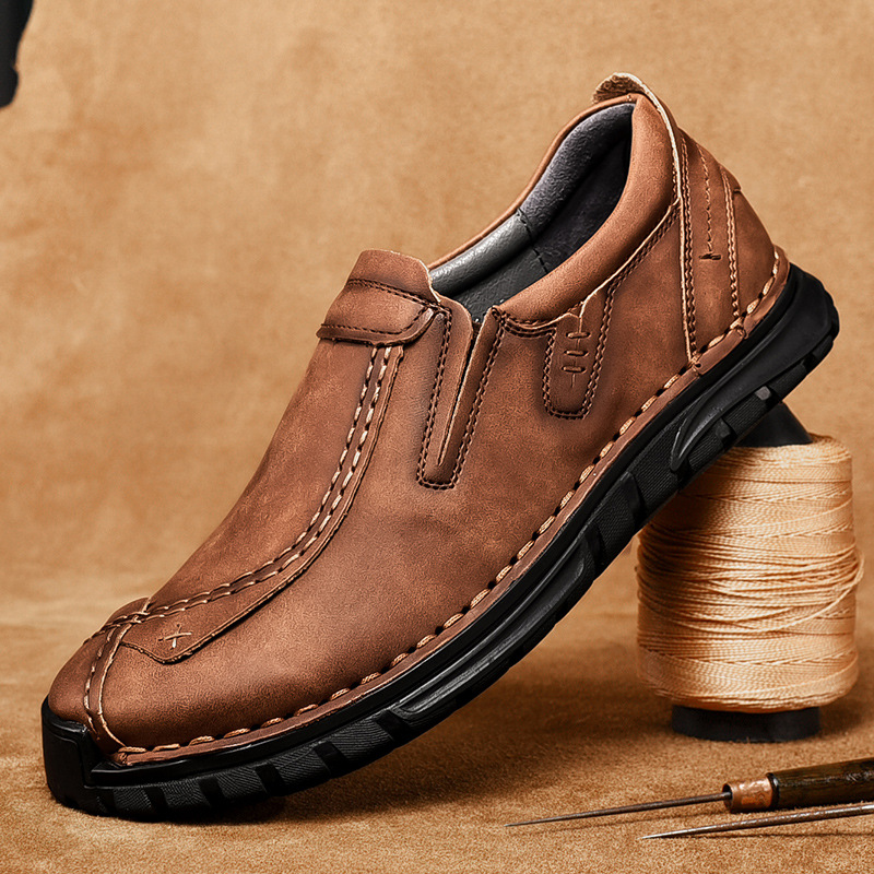 94615023 large leather shoes for men, leather soft soles