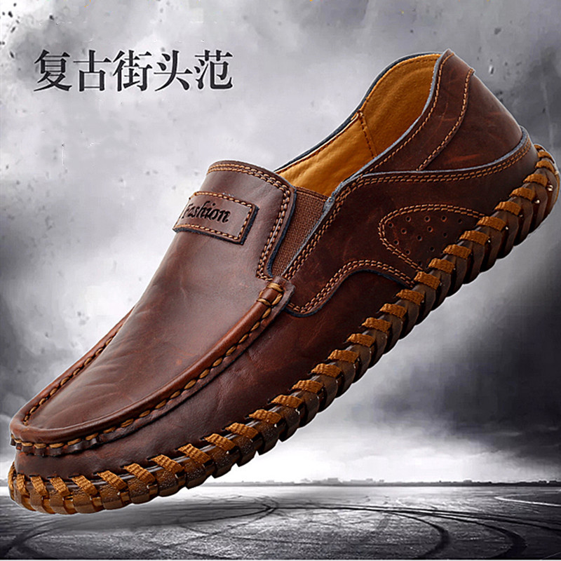 94615034 large leather shoes for men, leather soft soles